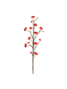 Pick artificial de setas rojas y blancas 64 cm