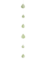 Guirnalda Brawdy verde 100 cm