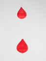 Guirnalda Brawdy roja 100 cm