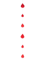 Guirnalda Brawdy roja 100 cm