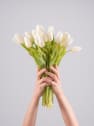 Ramillete de Tulipanes Blancos