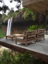 Conjunto de jardín Bizzotto BALI de teca beige