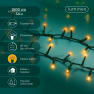Luces de Navidad Compact twinkle Amarillo 1500 Leds (cable verde de 34m)