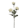 Mini rosa diamond artificial blanco