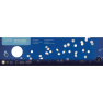 Luces de Navidad Battery String - Stars Blanco micro 40 Leds (cable plateado de 1,95m)