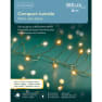 Luces de Navidad Compact twinkle Blanco/Amarillo micro  480 Leds (cable dorado de 6m)