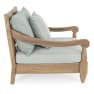 Sillón de jardín Bizzotto BALI verde agua/madera natural