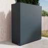 Herstera Metal Planter - Jardinera DIVIDER antracita