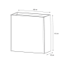 Herstera Metal Planter - Jardinera DIVIDER antracita
