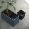 Herstera Metal Planter - Autorriego (bandeja)