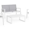 Conjunto de jardín Bizzotto KALLEN 4 piezas blanco