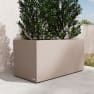 Herstera Metal Planter - Jardinera METAL PLANTER 50 taupe oscuro