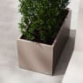 Herstera Metal Planter - Jardinera METAL PLANTER 50 taupe oscuro