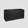 Herstera Metal Planter - Bolsa de fieltro negra