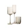 Copa para Champagne de Cristal ámbar