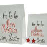 Bolsa de Regalo 'Ho Ho Ho, Merry Christmas' blanca (Sin asas)