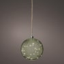 Bola decorativa LED verde blanco cálido Ø20 cm