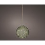 Bola decorativa LED verde blanco cálido Ø20 cm