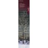 Árbol micro LED negro blanco cálido 150 cm (1350 luces)