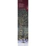 Árbol LED negro blanco cálido 180 cm (1755 luces)