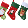 Calcetín Decorativo para Navidad de Tela Navideño