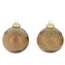 Bola para Árbol de Navidad de Cristal Reciclado beige