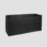 Herstera Metal Planter - Bolsa de fieltro negra