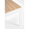 Mesa de comedor exterior Bizzotto BELMAR blanca