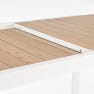 Mesa de comedor exterior Bizzotto BELMAR blanca