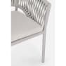 Silla de jardín Bizzotto FLORENCIA moon con brazos