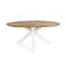 Mesa de comedor exterior Bizzotto PALMDALE blanca