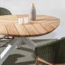 Mesa de comedor exterior Bizzotto PALMDALE blanca