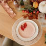 Plato para postre Thun Spa rosa