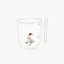 Mug Muñeco de Nieve Transparente Altura 10 cm - 0972952