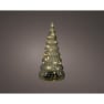 Mini árbol micro LED verde blanco cálido 30 cm