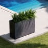 Herstera Deco Planter - Jardinera DECO DIVIDER LAMINATE gris
