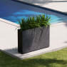 Herstera Deco Planter - Jardinera DECO DIVIDER LAMINATE gris