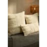Funda de cojín de patchwork con raya tejida Bacoli