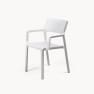 Silla de jardín Nardi TRILL blanco con brazos-