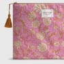 Neceser de algodón con estampado de flores Kenze