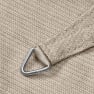 Toldo-vela de sombreo Platinum rectangular greige