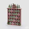 Calendario de Adviento casitas 38,5 cm