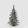 Abeto decorativo nevado verde Ø14 cm