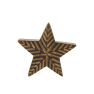 Figura de estrella de Navidad 23 cm
