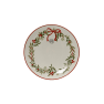 Plato llano de porcelana con bayas y lazo Ø27 cm