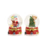 Bola de nieve de Papá Noel o abeto Ø4,5 cm