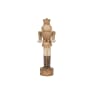 Cascanueces decorativo con tambor marrón 37 cm