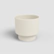Maceta de Interior Artevasi Nysa crema mate Ø14 cm