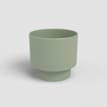 Maceta de Interior Artevasi Nysa verde mate Ø18 cm