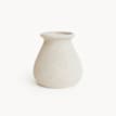 Jarrón Horus de Cerámica Blanco Mate Ø20x19 cm